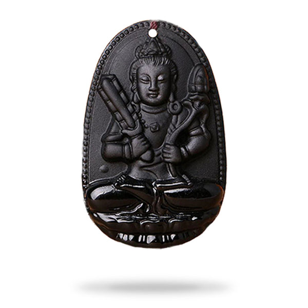 Pendentif-Bouddha-obsidienne