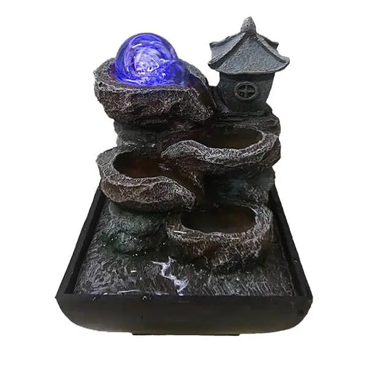 Fontaine-Lumineuse-d-Intérieur-Bouddha-avec-Boule-en-Verre
