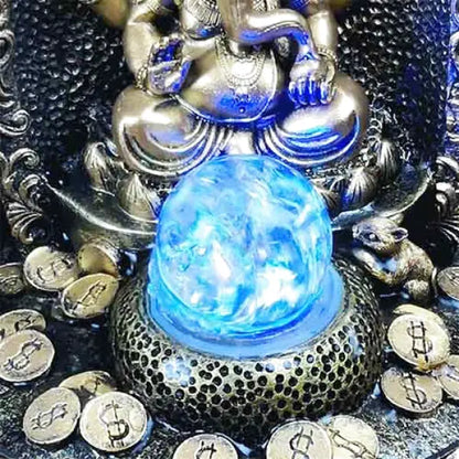 Fontaine-a-Eau-Ganesh-Boule-Lumineuse