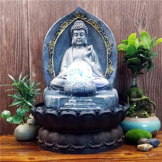       fontaine-avec-bouddha-et-boule-lumineuse