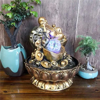 fontaine-bouddha-rieur-en-résine