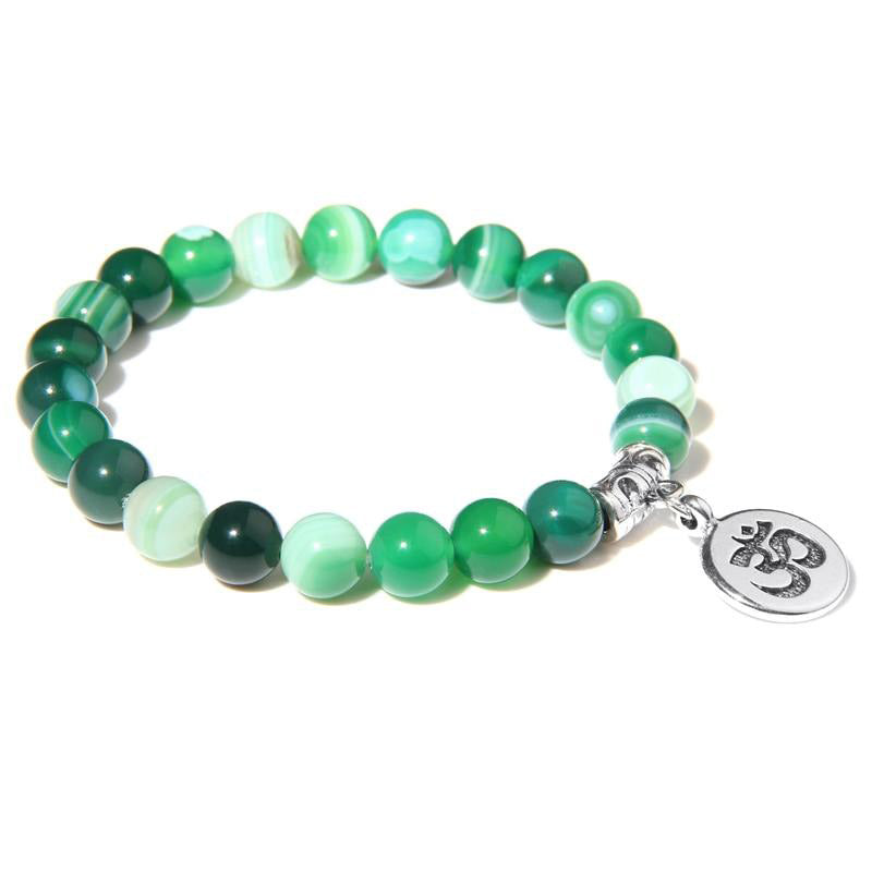 Bracelet-porte-bonheur-en-agate-verte