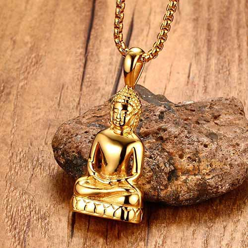 Collier-Pendentif-Bouddha-Thaïlandais
