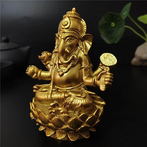 Ganesh-Statue-Décoration-Antique