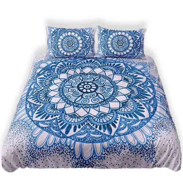 Housse-de-Couette-Mandala-Bleu