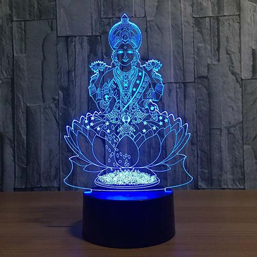 Lampe-Déco-Bouddha-Lotus