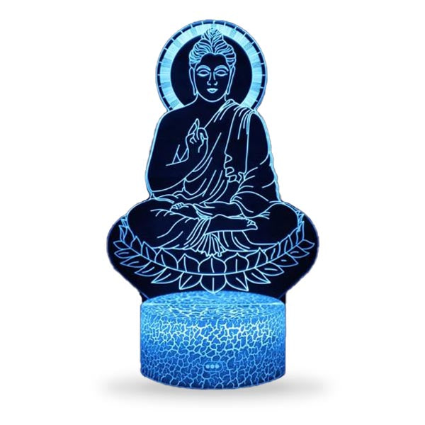 Lampe-LED-Bouddha