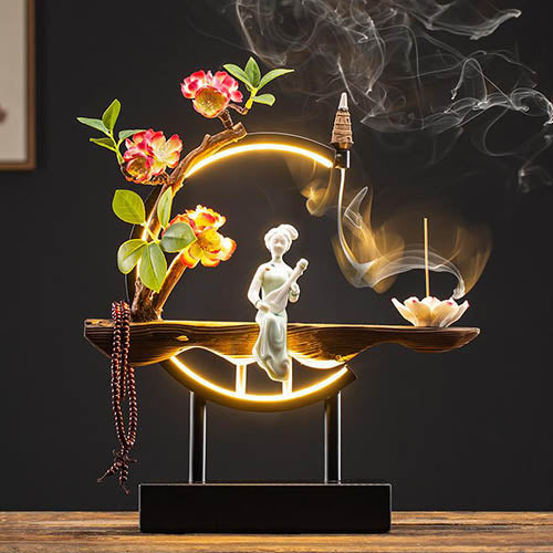 Lampe-en-Bois-et-Ceramique-avec-Bouddha