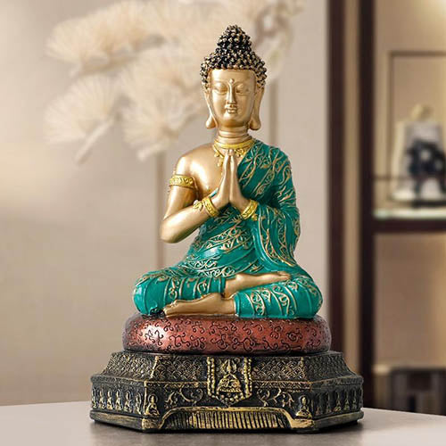 Statue-Bouddha-Amitabha-Résine