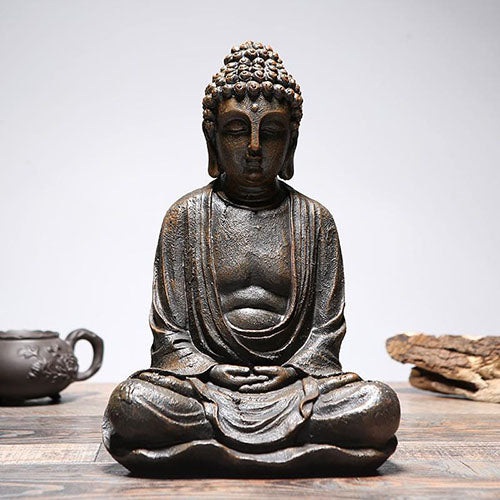 Statue-Bouddha-Résine-position-Dhyana