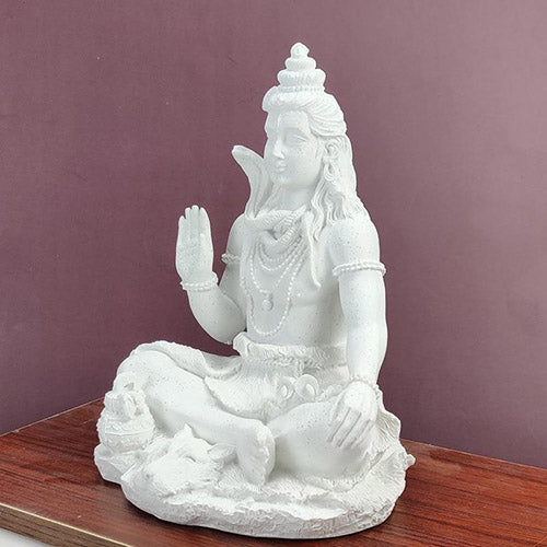 Statue-Dieu-Shiva-Blanche