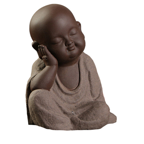 Statuette-Bouddha-Gris