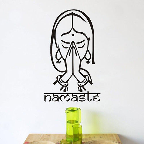 Sticker-Namasté-Femme-Méditation