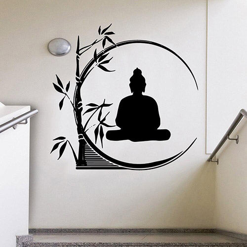 Stickers-Zen-Bouddha-Assis