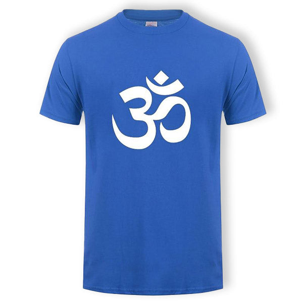   T-Shirt-Mantra-Om-Bleu