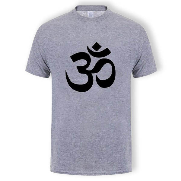T-Shirt-Mantra-Om-Gris-et-Noir