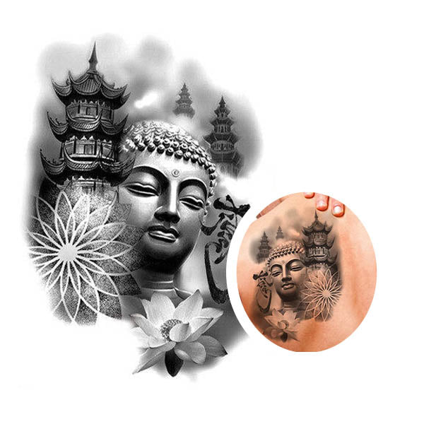 Tatouage-Bouddha-Chinois