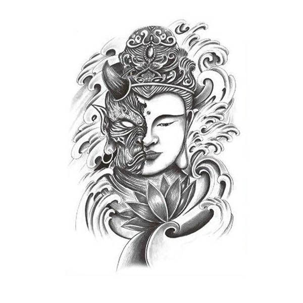 Tatouage-Bouddha-Démon-Oni