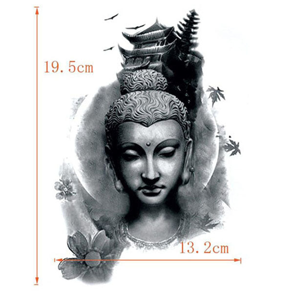 Tatouage-Femme-Bouddha-Temple