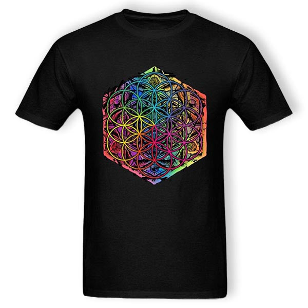    Tee-Shirt-Noir-Mandala-Homme