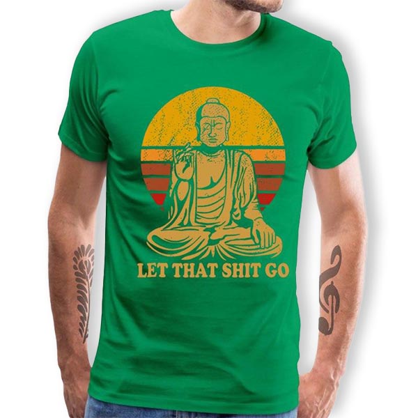    Tee-Shirt-Vert-Bouddha