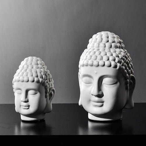Tête-Bouddha-Zen-Décoration-Intérieure