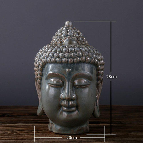 Tête-de-Bouddha-Céramique-28-cm