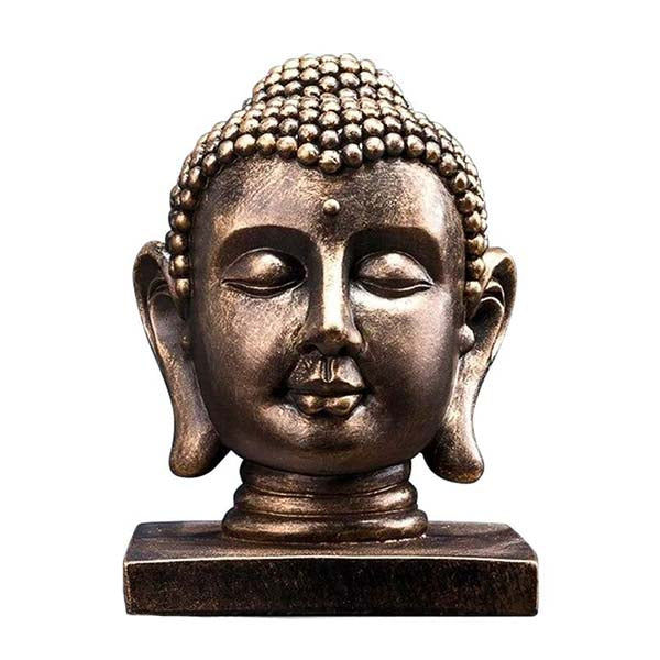 Tête-de-Bouddha-Intérieur-Bronze